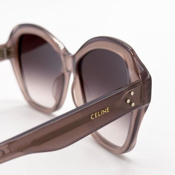 NEW CELINE CL40200I 45Z WOMEN BROWN SUNGLASSES CELINE - Picture 9 of 14